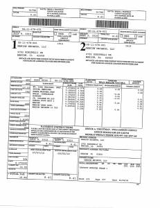 Exhibit A Tax-Bills Tax Record Cards Williamson County-illinois Il Property Tax Fraud 0529
