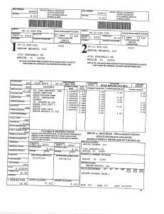 Exhibit A Tax-Bills Tax Record Cards Williamson County-illinois Il Property Tax Fraud 0543