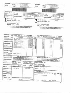 Exhibit A Tax-Bills Tax Record Cards Williamson County-illinois Il Property Tax Fraud 0574