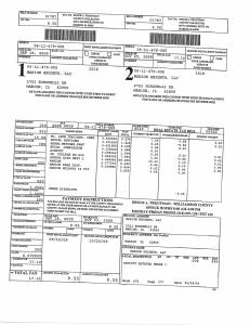 Exhibit A Tax-Bills Tax Record Cards Williamson County-illinois Il Property Tax Fraud 0600