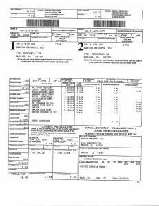 Exhibit A Tax-Bills Tax Record Cards Williamson County-illinois Il Property Tax Fraud 0621