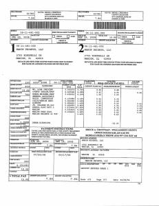 Exhibit A Tax-Bills Tax Record Cards Williamson County-illinois Il Property Tax Fraud 0638