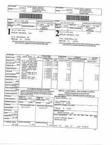 Exhibit A Tax-Bills Tax Record Cards Williamson County-illinois Il Property Tax Fraud 0656