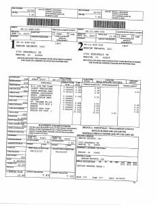 Exhibit A Tax-Bills Tax Record Cards Williamson County-illinois Il Property Tax Fraud 0668