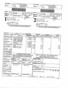 Exhibit A Tax-Bills Tax Record Cards Williamson County-illinois Il Property Tax Fraud 0670