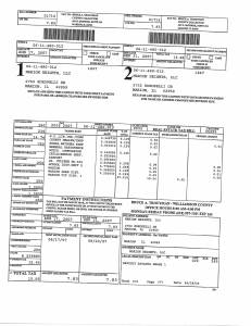 Exhibit A Tax-Bills Tax Record Cards Williamson County-illinois Il Property Tax Fraud 0677