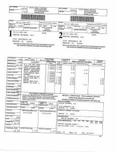 Exhibit A Tax-Bills Tax Record Cards Williamson County-illinois Il Property Tax Fraud 0710