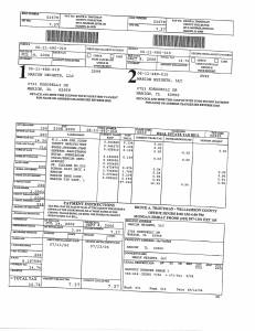 Exhibit A Tax-Bills Tax Record Cards Williamson County-illinois Il Property Tax Fraud 0717