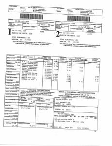 Exhibit A Tax-Bills Tax Record Cards Williamson County-illinois Il Property Tax Fraud 0729