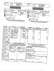 Exhibit A Tax-Bills Tax Record Cards Williamson County-illinois Il Property Tax Fraud 0735