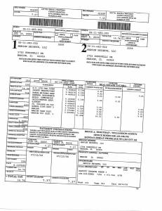 Exhibit A Tax-Bills Tax Record Cards Williamson County-illinois Il Property Tax Fraud 0737