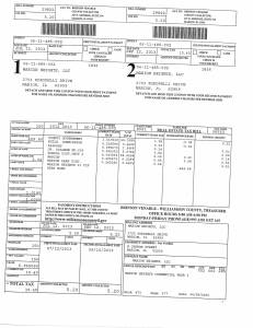 Exhibit A Tax Bill Property Tax Record Cards Williamson County-illinois Il Property Tax Fraud 0448