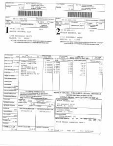 Exhibit A Tax Bill Property Tax Record Cards Williamson County-illinois Il Property Tax Fraud 0453