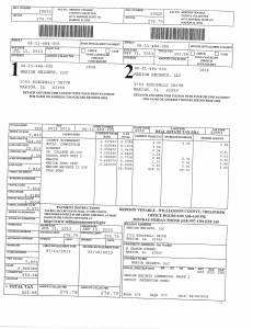 Exhibit A Tax Bill Property Tax Record Cards Williamson County-illinois Il Property Tax Fraud 0454